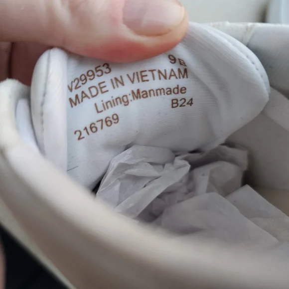 Cole Haan White and Gold Women's Sneakers - Picture 7 of 7